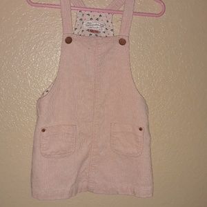Pink zara pinafore 18 to 24 month